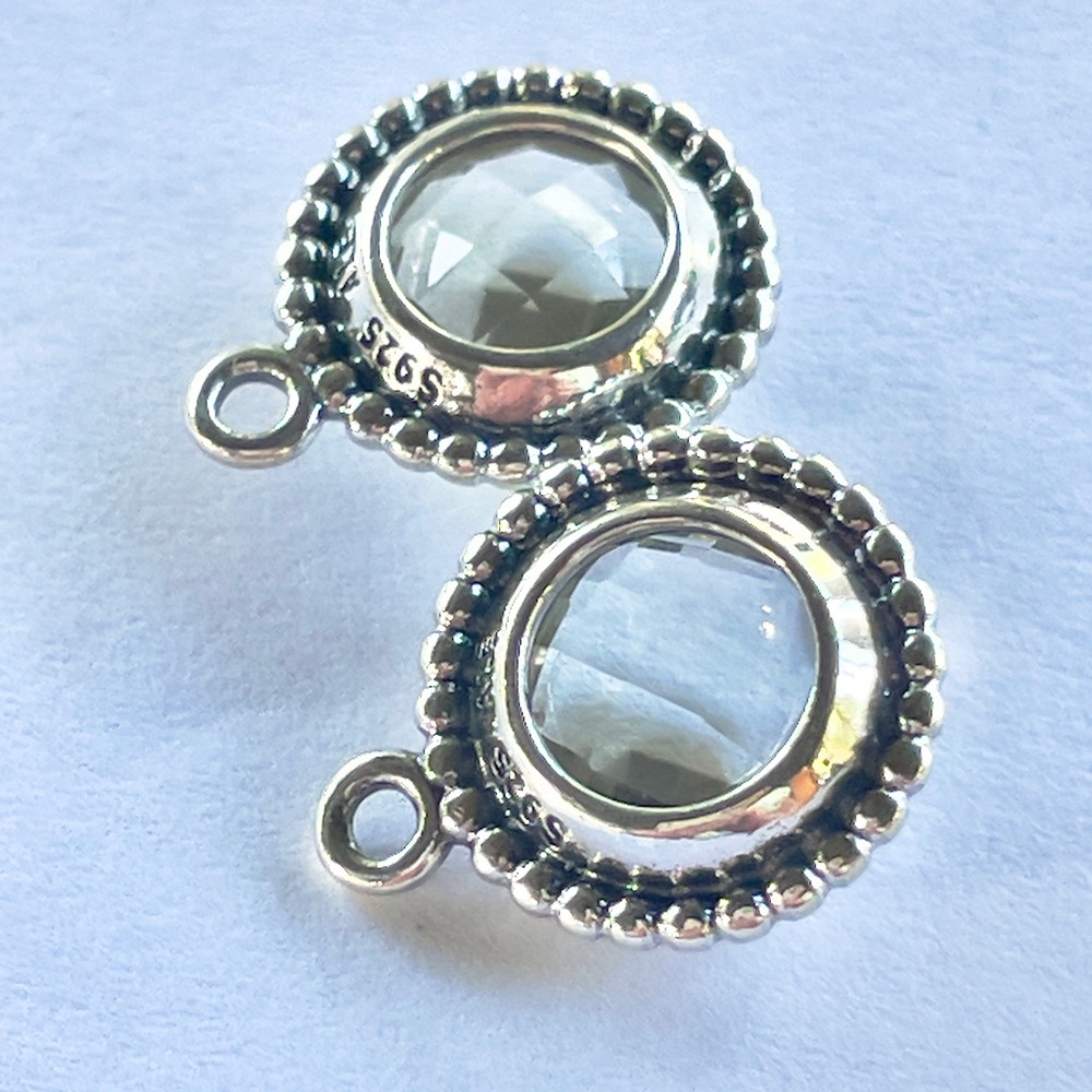 Retired Pandora Autumn Skies Compose Earring Charm 925 Ale - Picture 5 of 5